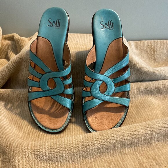 Sofft Wedge Heels Sandals - Size 10 Shoes - Picture 1 of 6